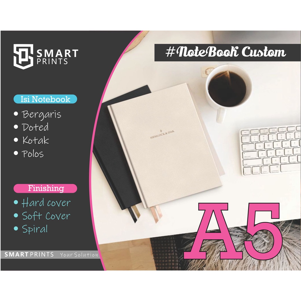 

Notebook Custom | Jilid Hardcover | Custom Desain sendiri/Pemesan