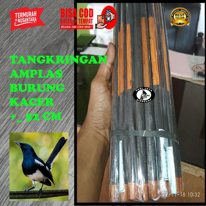 READY TANGKRINGAN PLANGKRINGAN PANGKRINGAN KACER ANIS MERAH AMPLAS 1 PCS KAYU JATI KANDANG SANGKAR B