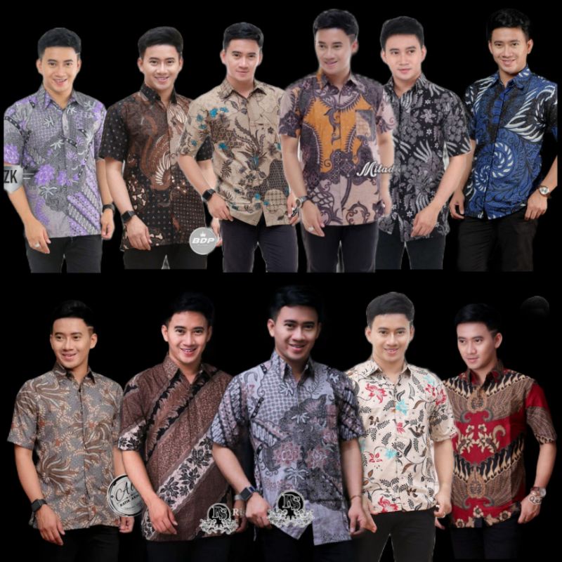 BATIK PRIA ABADI BAJU BATIK PRIA ABADI BATIK KEMEJA BATIK PRIA LENGAN PENDEK TERVIRAL DI ABADI BATIK