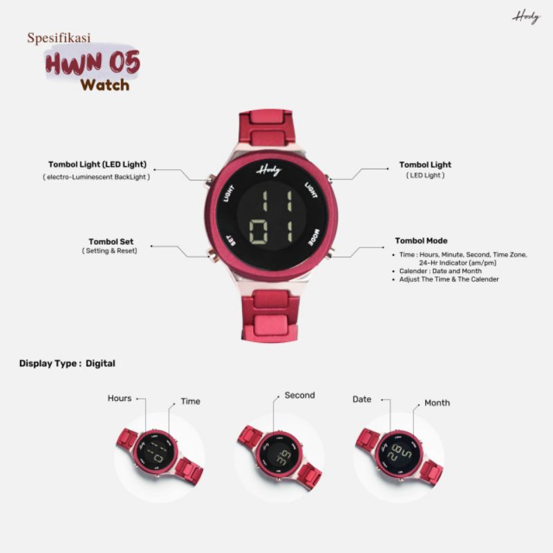 JAM WANITA DIGITAL BY HODY HWN05
