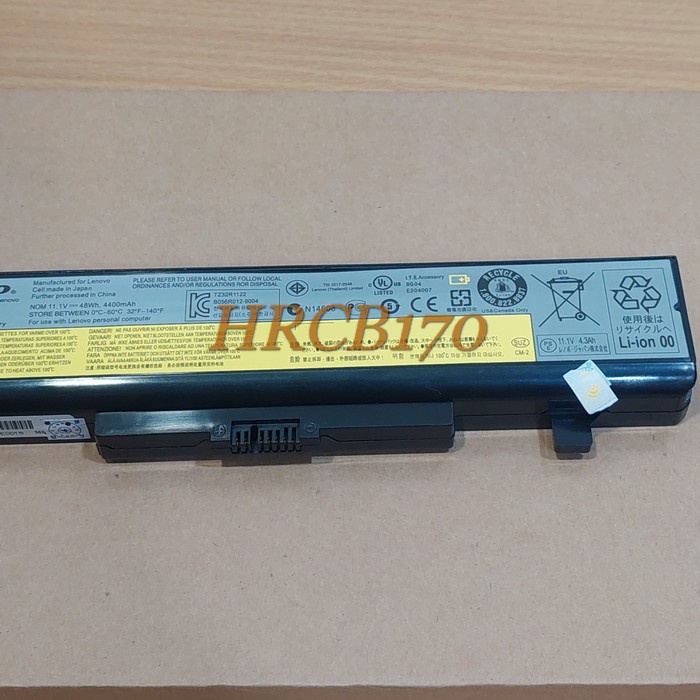 Baterai Lenovo G480 G405 G485 G500 G505 G510 G580 G585 G700 G710 New -HRCB