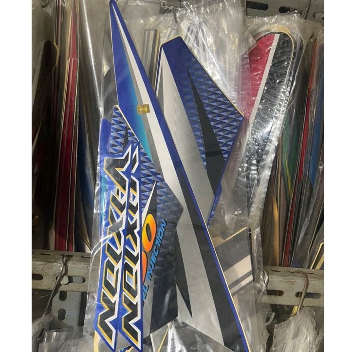 STRIPING STIKER LIST VIXION LAMA TAHUN 2007 BIRU VIXION OLD 2007 BIRU