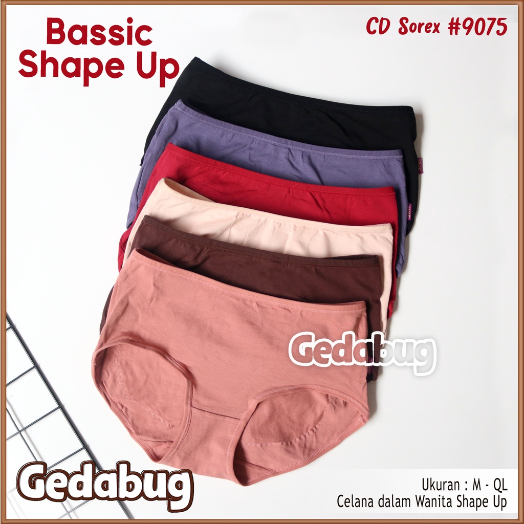 CD Wanita SOREX 9075 Shape Up | Celana Dalam Wanita Dewasa | Pakaian Dalam Berkualitas | Gedabug