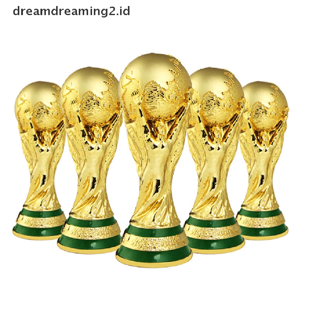 (dream) Piala Sepak Bola Piala Dunia Replika Resin Model Piala Kipas Sepak Bola Hadiah Souvenir.