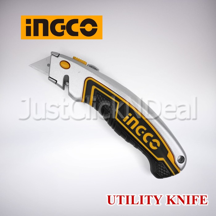 

Pemotong Ingco Utility Knife Pisau Cutter Besar Serbaguna