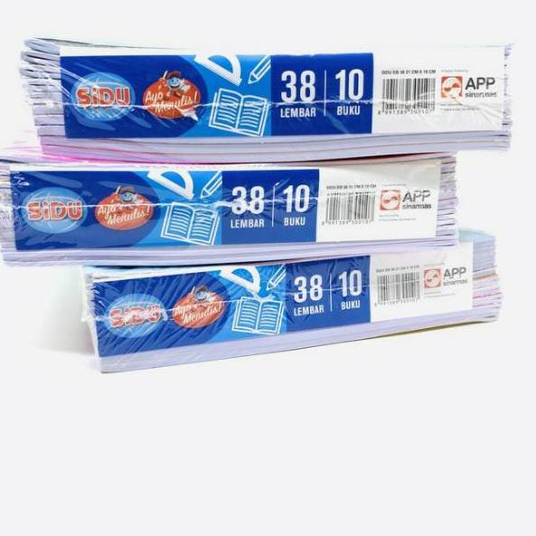 

SALE Buku Tulis SINAR DUNIA / SIDU 10x38 Lembar SIDU 38