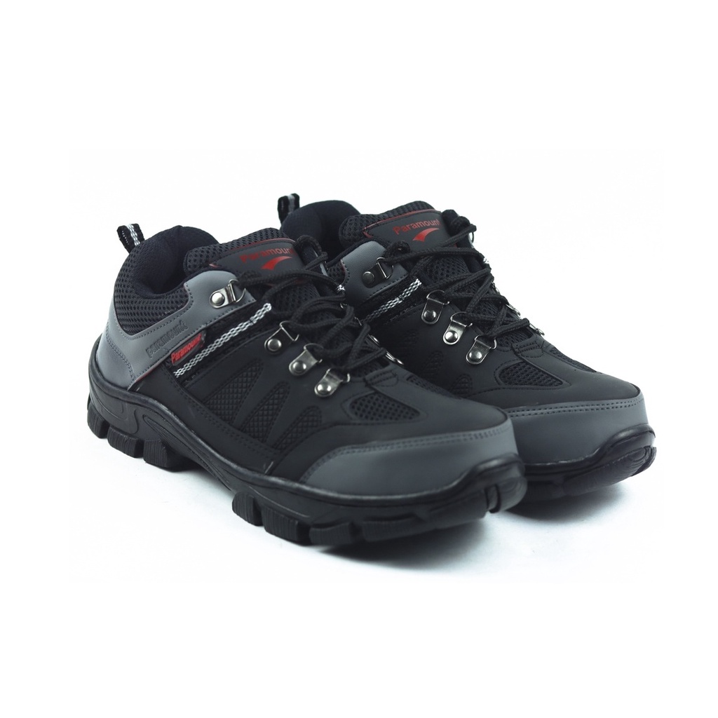 Sepatu safety sepatu kerja sepatu safety pria ujung besi sepatu septy hitam abu 39-43 - men.id