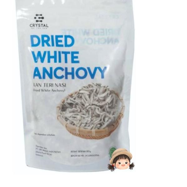 

☏ Crystal of The Sea Dried White Anchovy 80g - Ikan Teri Nasi Kering ➷