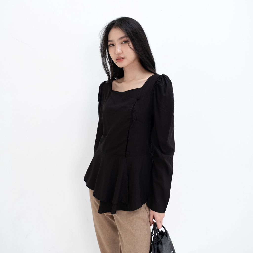 Beige Studio - Chiara Top / Blouse Lengan Panjang Wanita