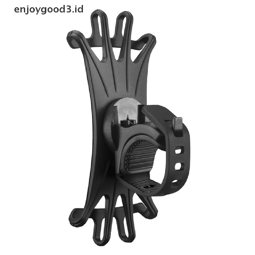 【 Rready Stock 】 360 Rotatable Silicone Bicycle Phone Holder Balance Car Motorcycle Stand GPS Support For Iphone 11 Xiaomi 10 Huawei P40 （ ID ）