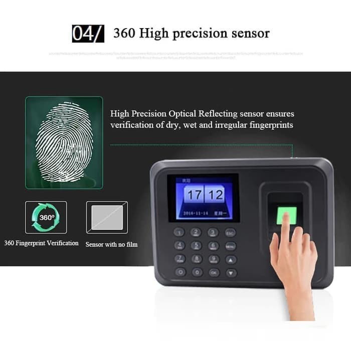 

[[JNT COD]] MESIN ABSENSI / A3 / FINGER PRINT / FINGERPRINT / SIDIK JARI / F-01
