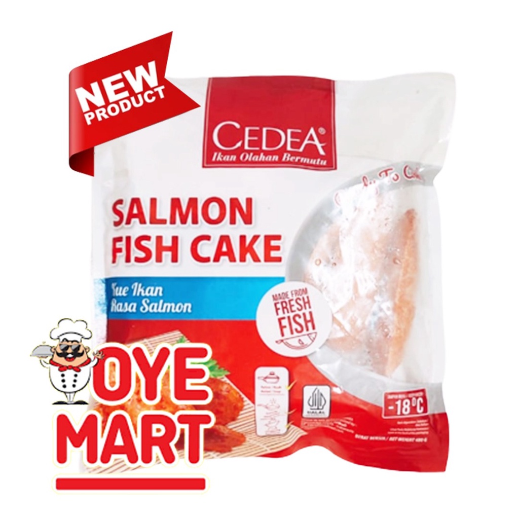 CEDEA SALMON FISH CAKE 480GR KUE IKAN RASA SALMON