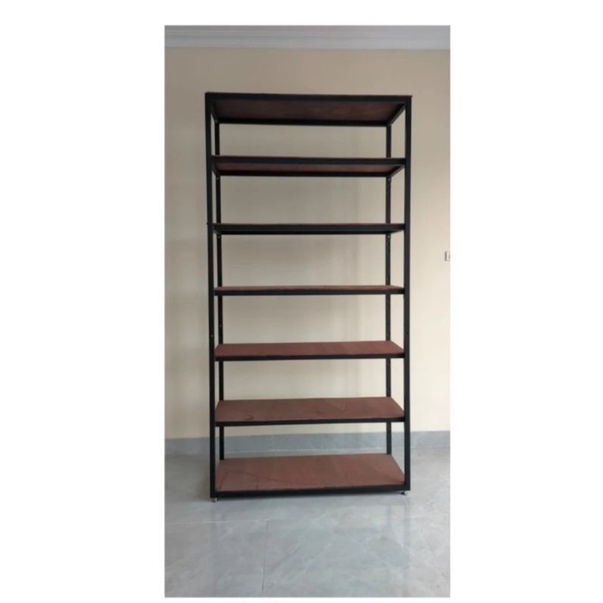 INFORMA - Rak Susun Serbaguna Besi Hollow Tebal - Hitam