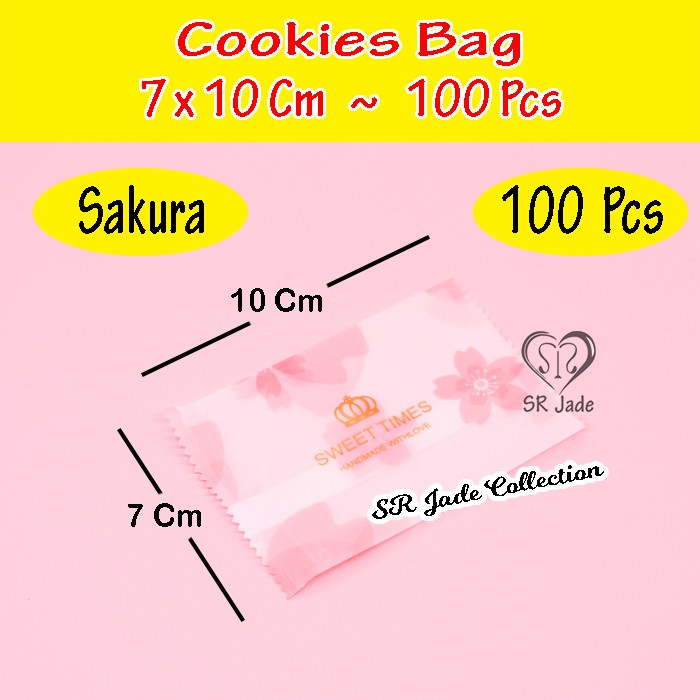Terlaris Cookies Bag 7 X 10 Cm Plastik Kue Cookies Nastar Tea Teh