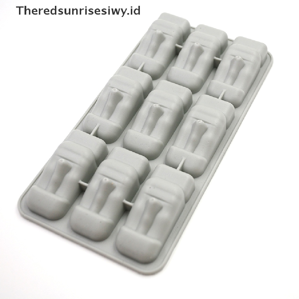 # Baju Lebaran # Easter Island Moai Stone Statues Ice Tray Es Batu DIY Cetakan Puding Jelly Mold~