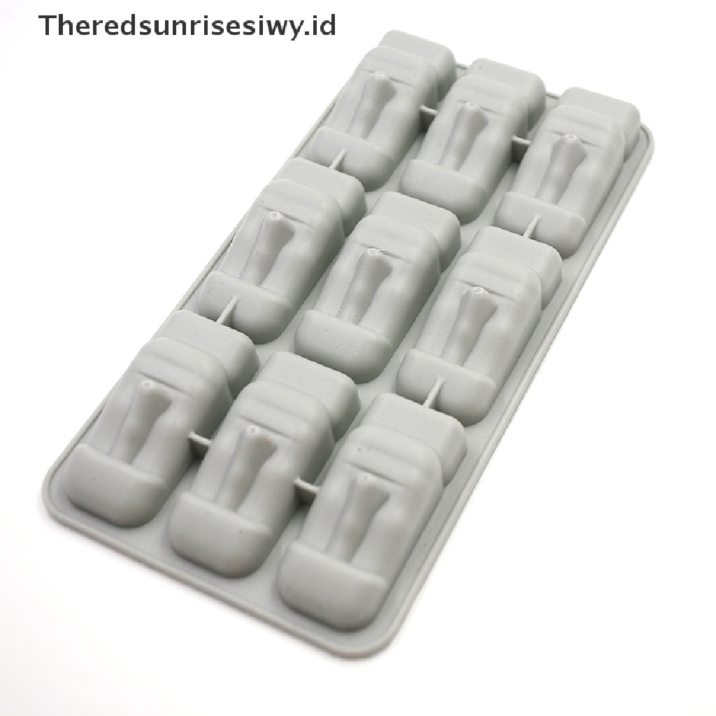 # Baju Lebaran # Easter Island Moai Stone Statues Ice Tray Es Batu DIY Cetakan Puding Jelly Mold~