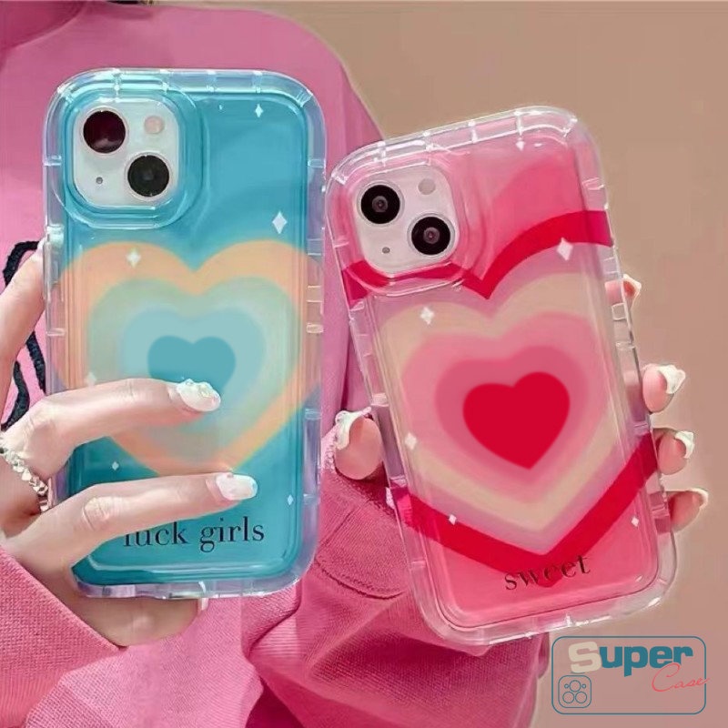 Untuk Oppo A95 A17 A16 A54 A17K A76 A12 A15 A57 A7 A3s Reno 4F 5a53 A55 A74 A16s A5 A9 A35 A16K A16E A12E A72 A5s A1K A77s A77 A31 A33 A52 A15s Gradiasi Cinta Hati Lembut Airbag Sarung