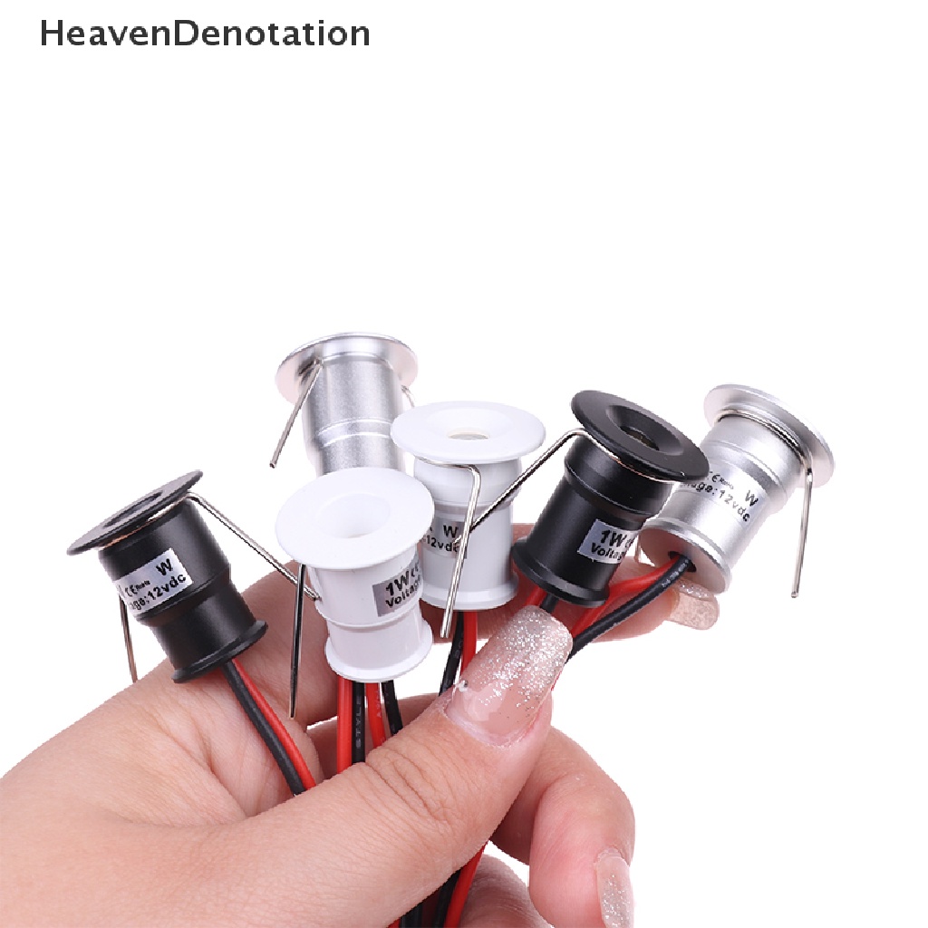 [HeavenDenotation] Spot light 1W Lampu Sorot LED Mini 12V Dimmable 15mm Recessed light Lampu Plafon HDV