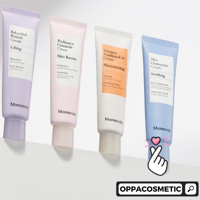 ♚ Mamonde Probiotics Ceramide Cream 20ml | Bakuchiol Retinol Cream 20ml | Blue Chamomile Cream 20ml 