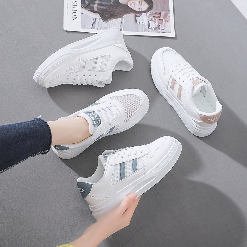 TBIG [COD] Sepatu Sekolah DETIYANA Sneakers Import Shoes Wanita Korea Style Kuliah Kerja