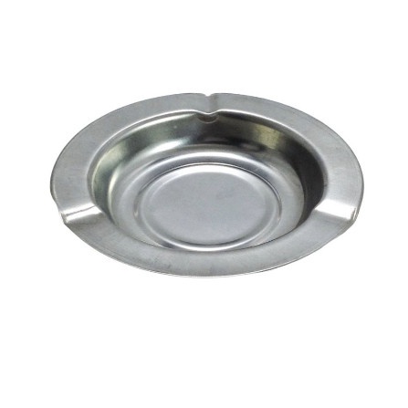 Asbak Rokok Stainless Steel Asbak Seng Tempat Ashtray 12cm