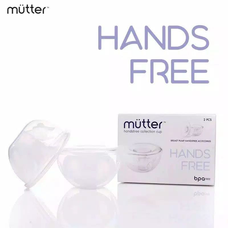 Handsfree Mutter / Mutter Handsfree Collection Cup 2 in 1 (Bisa untuk Pompa ASI Spectra)