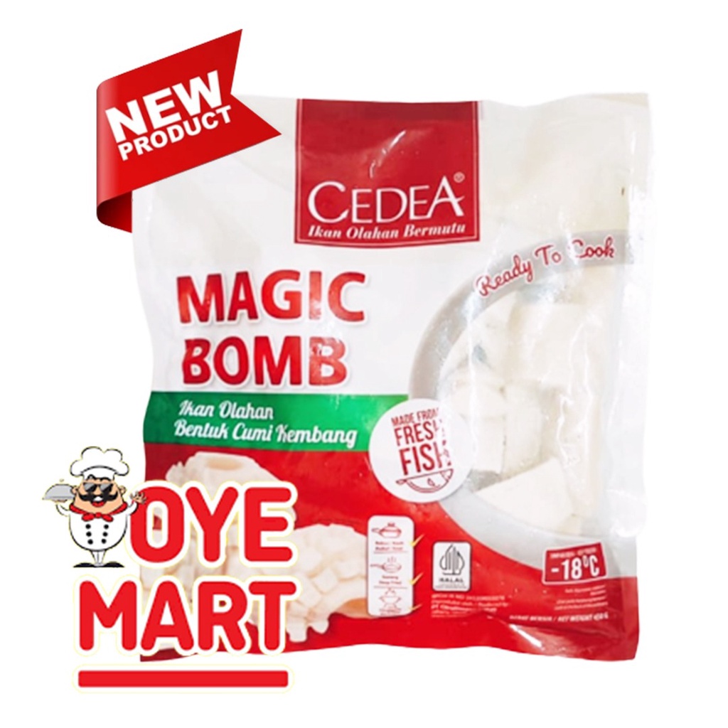 CEDEA MAGIC BOMB 450GR IKAN OLAHAN BENTUK CUMI KEMBANG