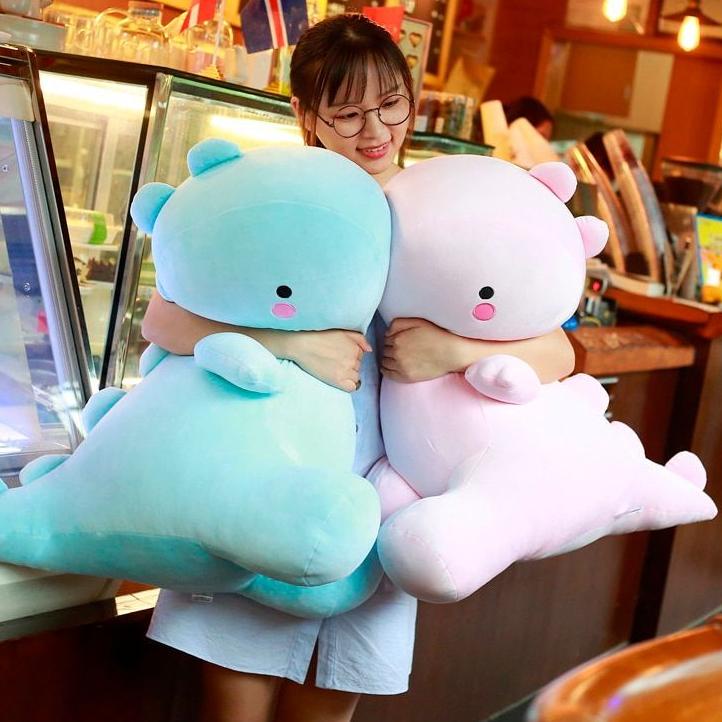 Lagi murah Mainan Boneka Dinosaurus Lucu Imut Terbaru Bahan Plush Lembut Untuk Hadiah Anak Couple Pa