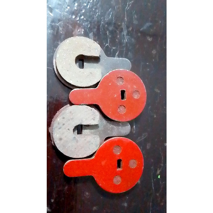 Brake Pad Kampas Rem Kaliper Cakram Sepeda Model Bulat / Bundar