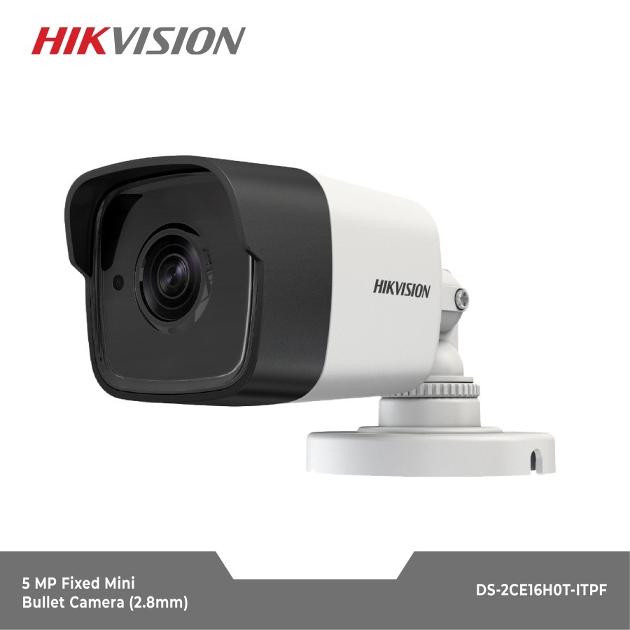 Hikvision DS-2CE16H0T-ITPF Camera CCTV Fixed Mini Bullet 5MP