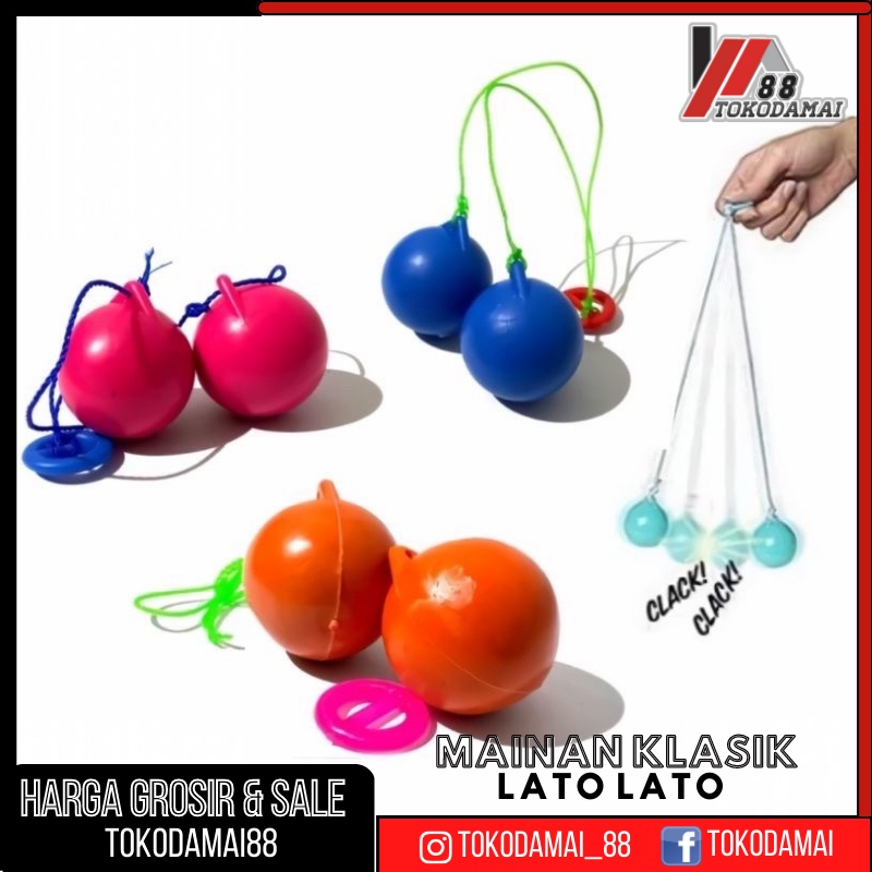 Mainan Lato Lato / Mainan Bola Lato Lato