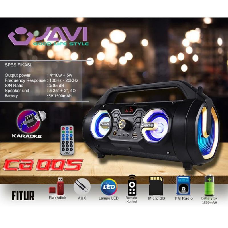 Speaker Bluetooth JAVI CB-005
