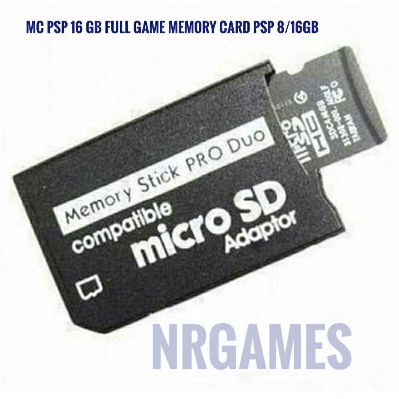MC PSP 16GB FULL GAME MEMORY CARD PSP 8/16GB FULL GAME