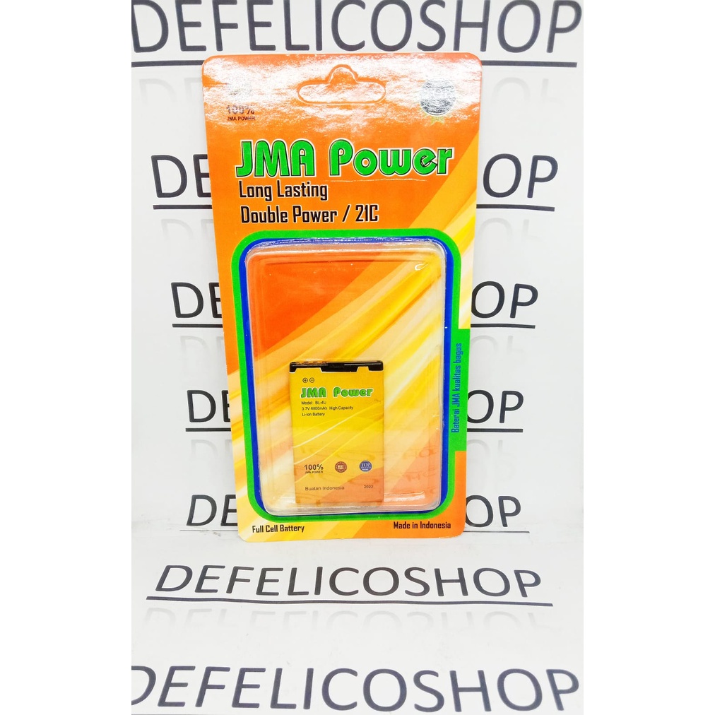 BATERAI HP NOKIA BL4U BL 4U 206 301 500 3120 CLASSIC Double Power JMA Batrai Batre HP