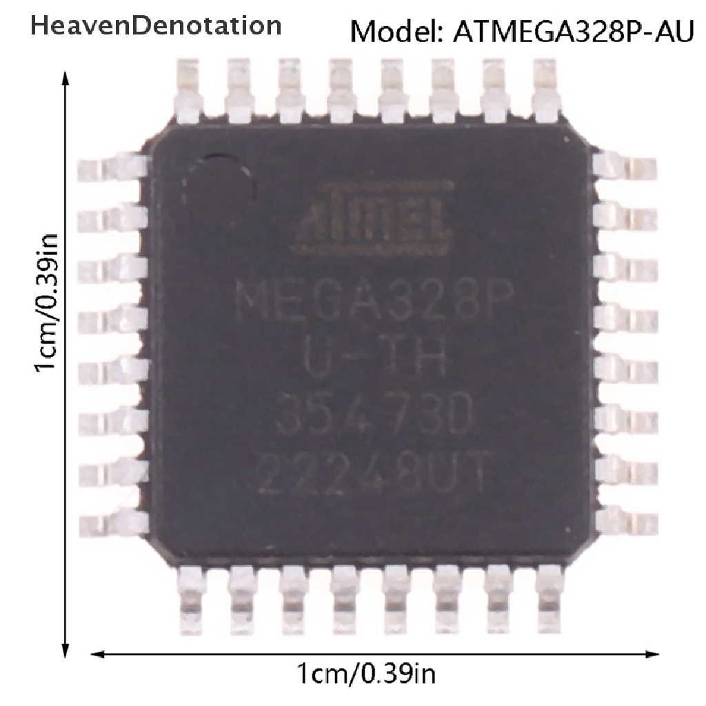 [HeavenDenotation] Asli ATMEGA328P-AU ATMEGA328P SMD TQFP32 chip microcontroller IC chip HDV