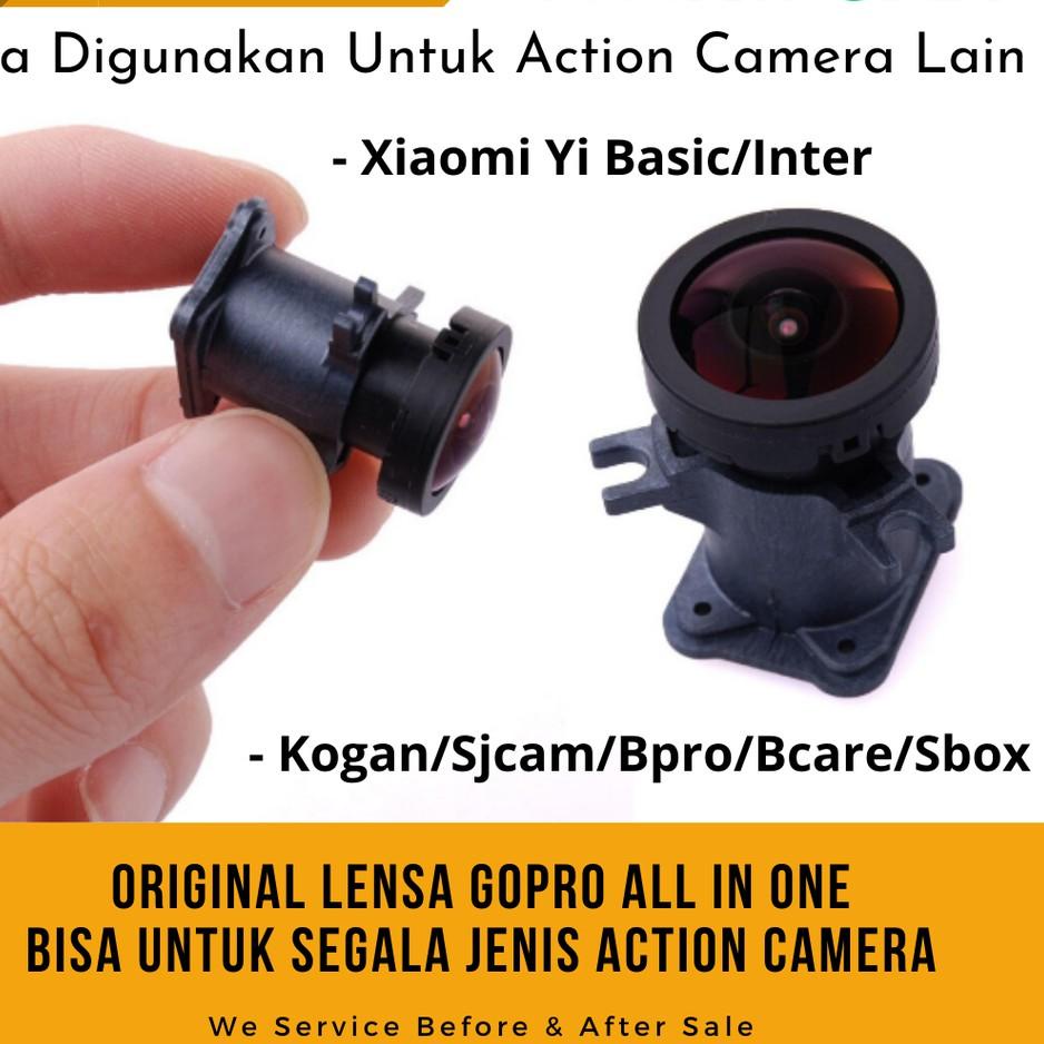 Promo Ngetrend Original Lensa Gopro With Dock Bisa Juga Untuk Lens Xiaomi Yi Kogan Sjcam Brica Bcare Isaw Sbox