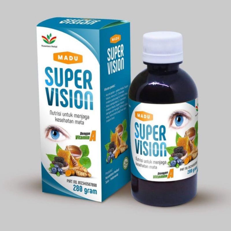 

NUSANTARA HERBAL ORIGINAL MADU SUPER VISION 280GR