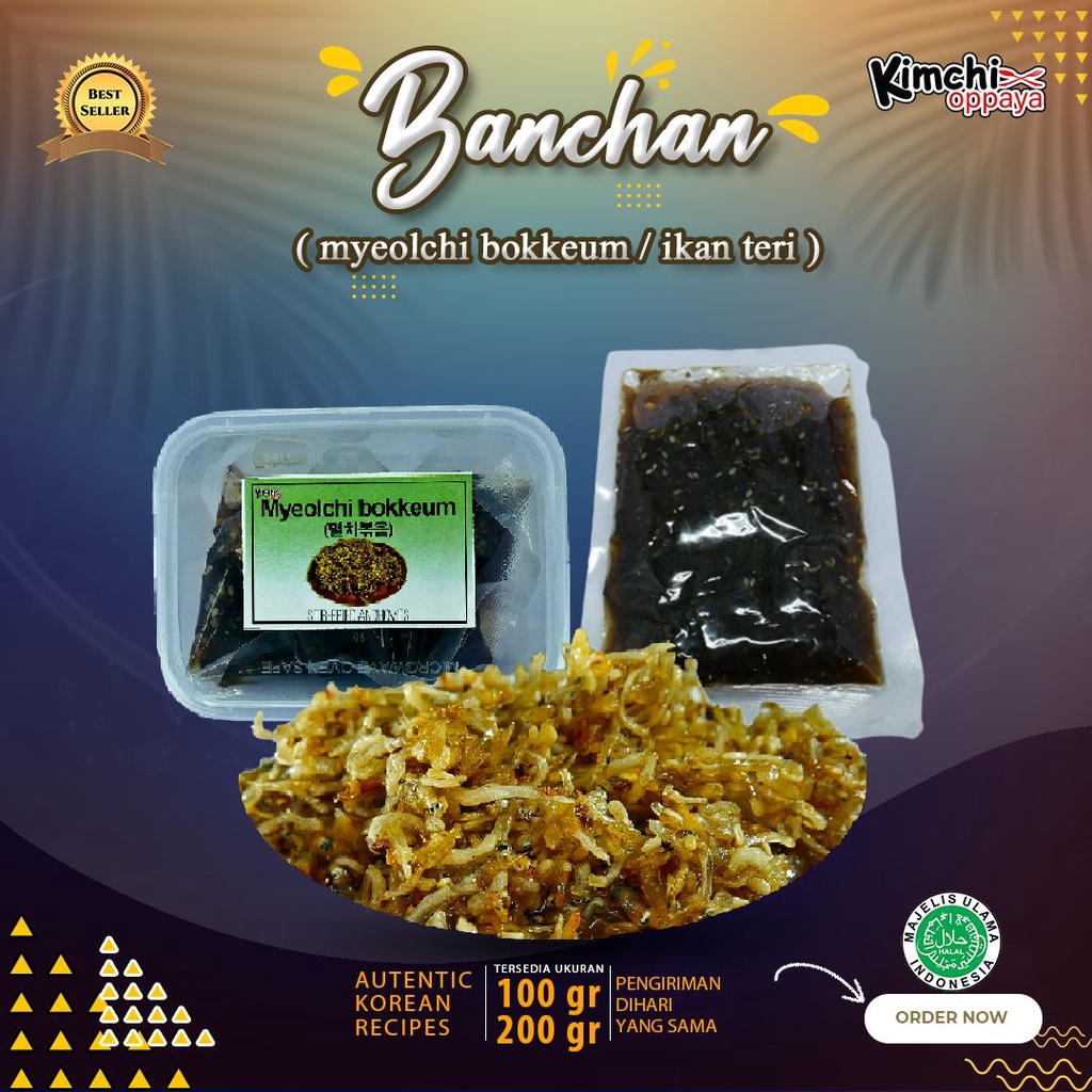 

Myeolchi Bokkeum Banchan Kimchi Teri Sidedish Korea Halal