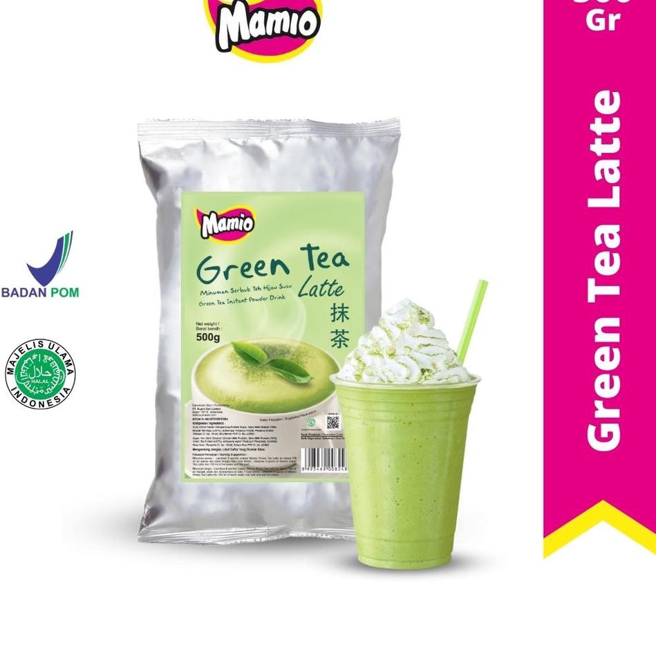 

◘ Mamio Green Tea Latte Kemasan 500Gr ☊