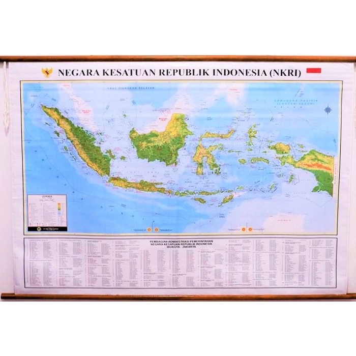 Terlaris Peta Indonesia Nkri Sedang Peta Bingkai