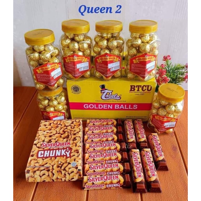 

PAKET QUEEN GOLDEN TOP 6 TOPLES CHUNKY 12 PCS
