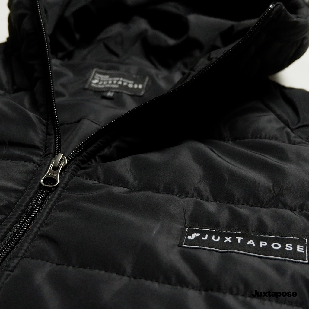 Jacket Puffer / Jaket Puffer Hitam / Jaket Parasut / Jaket Tebal / Jaket Gelembung - Juxtapose