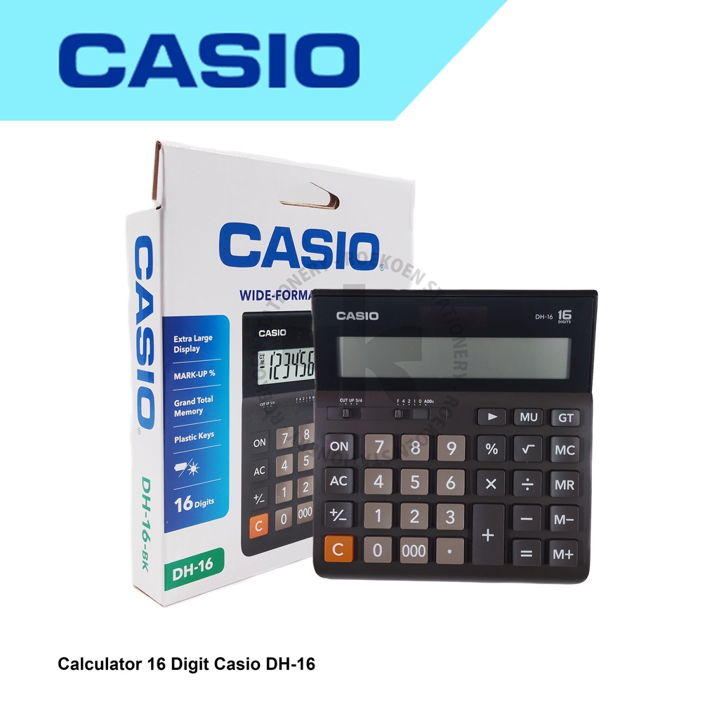

Casio Calculator 16 Digit DH-16