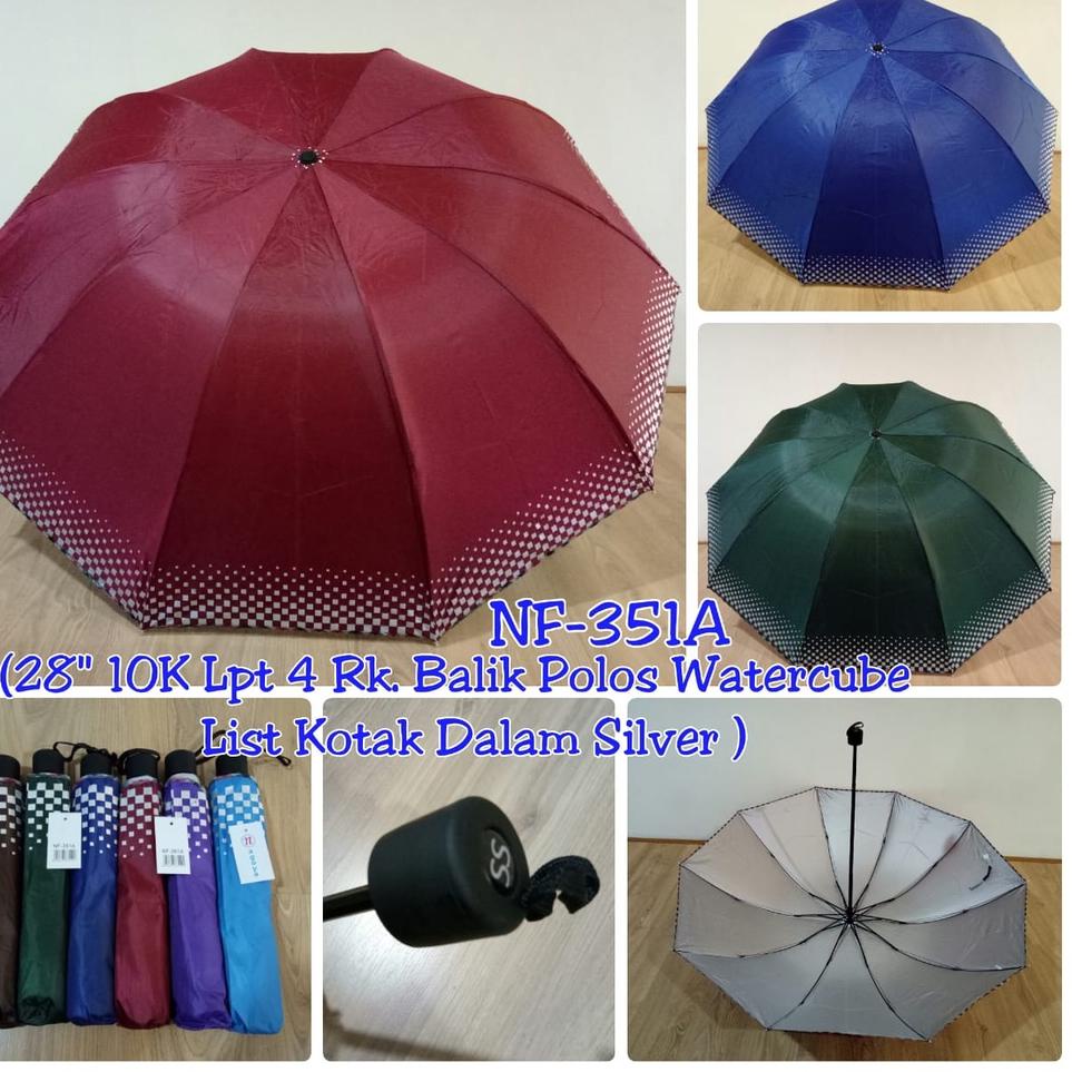 Grosiran PAYUNG LIPAT 3 10 JARI JUMBO BESAR NF 351A