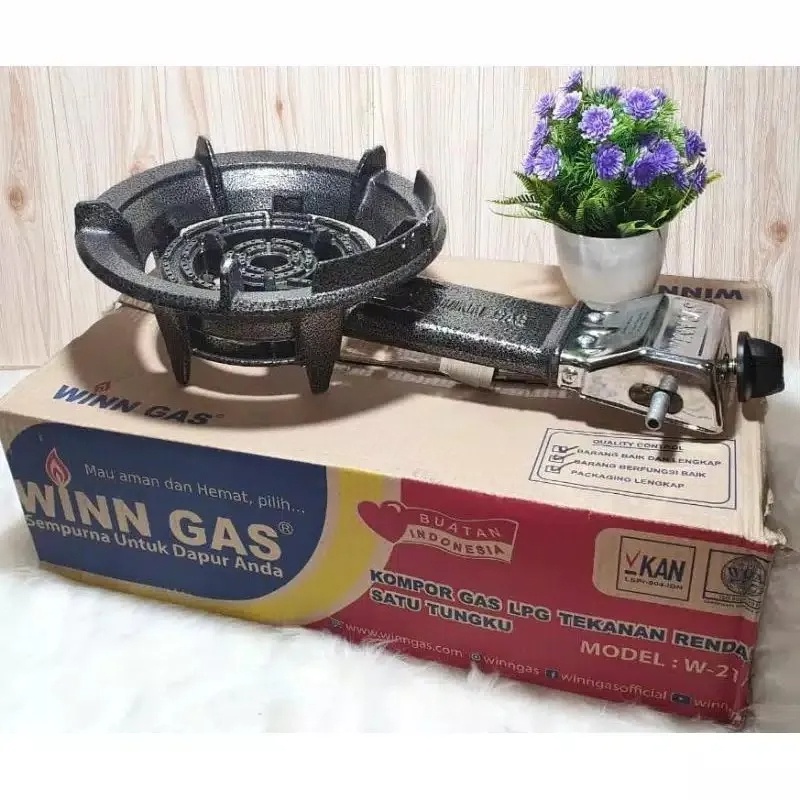 Winn Gas Kompor Mawar Komersial Ukuran Besar 1 Tungku Tekanan Rendah W 31 A Low Presssure