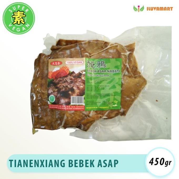 

Tian En Xiang Smoked Goose 450 gr / Bebek / Angsa Asap Vegetarian TERLARIS