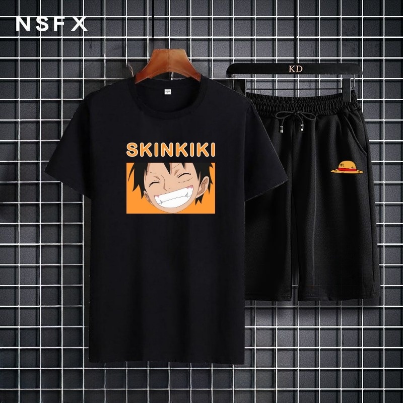 JOSJOLI_STORE/Stelan Skinkiki/Satu Stel Atasan dan Bawahan Pria Dewasa/L XL XXL