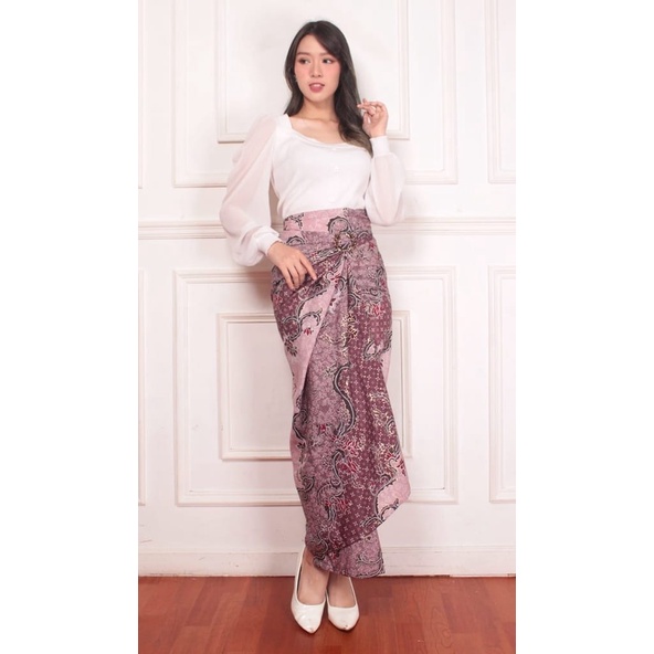 Rok Lilit Batik Bawahan Kebaya Modern Rok Serut Batik