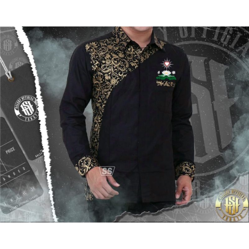 KEMEJA BATIK LENGAN PANJANG PSHT // KEMEJA BATIK LENGAN PANJANG PRIA // KEMEJA BATIK LENGAN PANJANG 