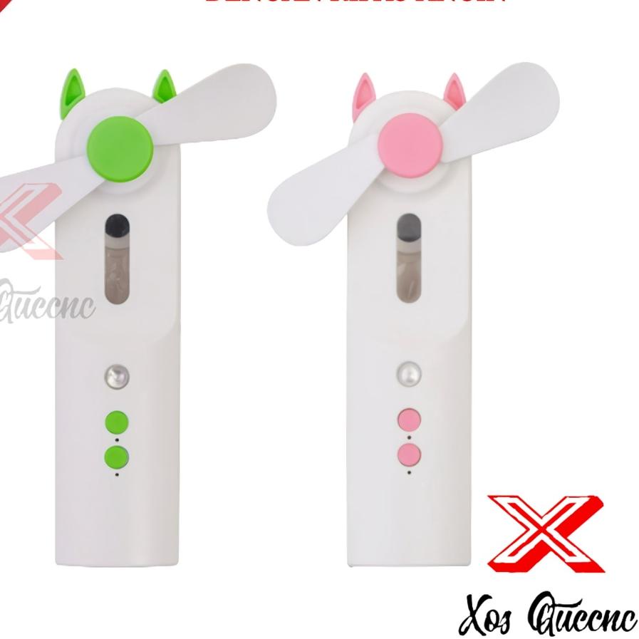 [ COD ] XOQ NANO SPRAY SEMPROTAN WAJAH 2 IN 1 / NANO SPRAY GENERASI 2 / NANO SPRAY DENGAN KIPAS ANGI